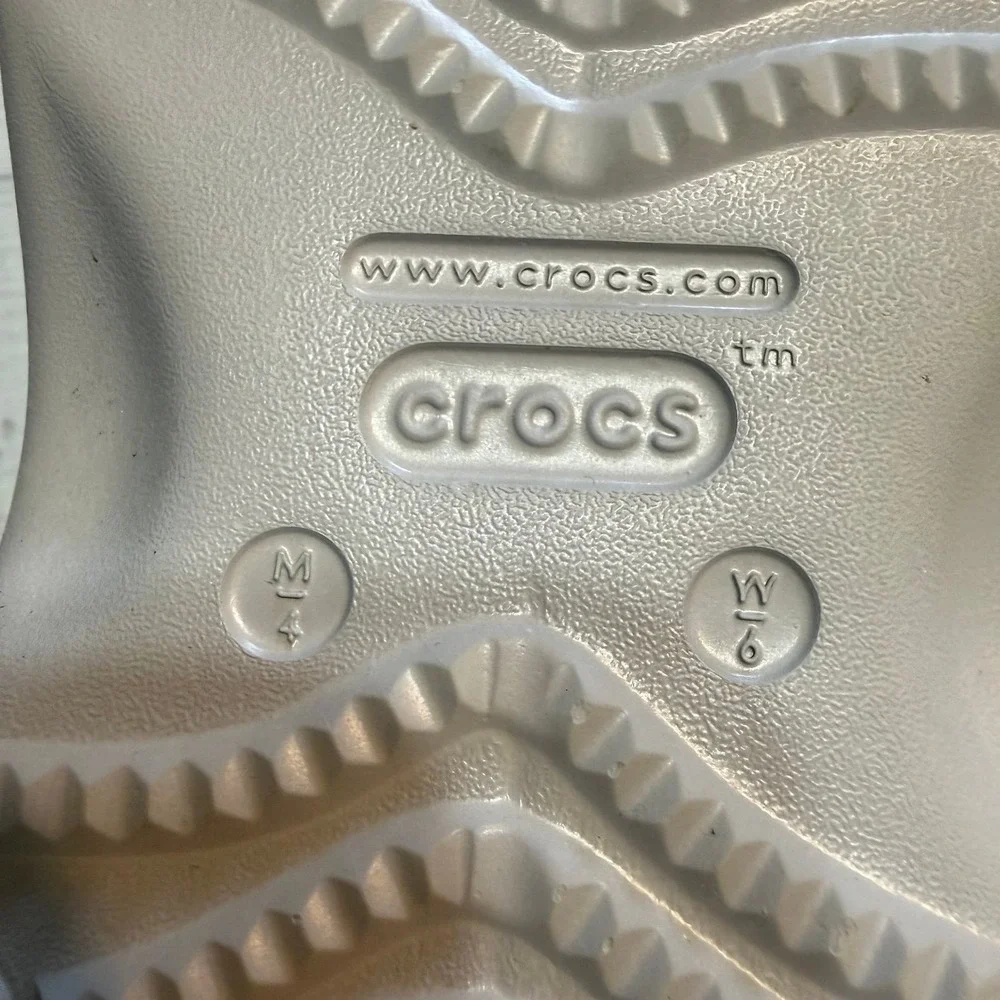 Crocs Classic All Terrain Strap Sandals Light Gray men 4 women's‎ 6
